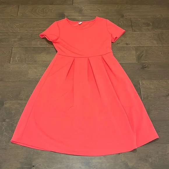 Pinkblush | Dresses | Pinkblush Coral Pleated Maternity Dress Euc | Poshmark